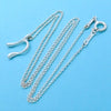 Tiffany & Co necklace chain Elsa Peretti alphabet letter N Silver 925
