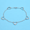 Tiffany & Co bracelet Elsa Peretti 5 open heart Silver 925