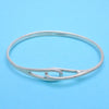Tiffany & Co bangle bracelet interlocking Silver 925