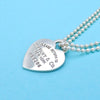 Tiffany & Co necklace ball chain letter logo heart dog tag Silver 925