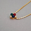 Authentic Vintage Christian Dior necklace chain glass stone CD