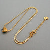 Authentic Vintage Christian Dior necklace chain glass stone CD