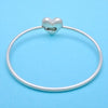 Tiffany & Co bangle bracelet heart Silver 925