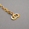 Authentic Vintage Christian Dior necklace chain CD letter logo