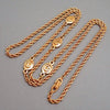Authentic Vintage Christian Dior necklace chain CD logo medal long