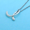Tiffany & Co necklace chain Elsa Peretti alphabet letter L Silver 925