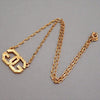 Authentic Vintage Givenchy necklace chain 2G letter logo