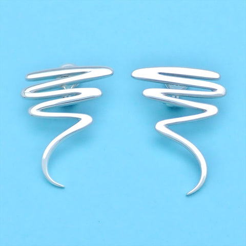 Tiffany & Co earrings Paloma Picasso zigzag Silver 925