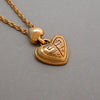 Authentic Vintage Givenchy necklace chain 4G logo heart