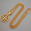 Authentic Vintage Givenchy necklace chain 4G logo rhinestone