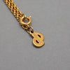 Authentic Vintage Christian Dior necklace chain rope hoop CD