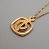 Authentic Vintage Christian Dior necklace chain CD letter logo large
