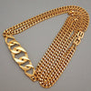 Authentic Vintage Givenchy necklace chain interlocking long