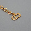 Authentic Vintage Christian Dior necklace chain CD logo rope pendant