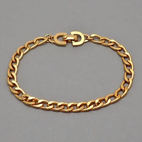 Authentic Vintage Christian Dior bracelet CD logo hook