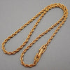 Authentic Vintage Givenchy necklace chain rope G logo hook