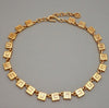 Authentic Vintage Givenchy necklace chain G logo cube link