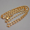 Authentic Vintage Givenchy necklace chain button link long rhinestone