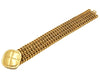 Authentic Vintage Chanel cuff bracelet bangle 4 chains gold rhombus