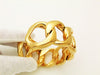 Authentic Vintage Chanel cuff bracelet bangle gold large chain jewelry