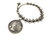 Authentic Vintage Chanel cuff bracelet bangle COCO & No.5 medal metal