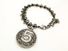 Authentic Vintage Chanel cuff bracelet bangle COCO & No.5 medal metal