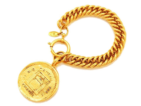 Vintage Chanel bracelet 31 Rue Cambon medal