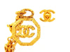 Vintage Chanel bracelet CC logo clear round