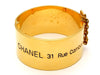 Vintage Chanel cuff bracelet 31 Rue cambon telephone number logo