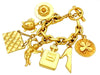 Vintage Chanel bracelet big icon charms angel turtle