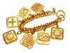 Vintage Chanel bracelet CC logo Sun Charms