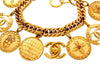 Vintage Chanel bracelet CC logo medal charms