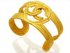 Authentic Vintage Chanel cuff bracelet bangle CC logo
