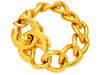 Vintage Chanel bracelet turnlock CC logo large