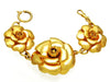 Vintage Chanel bangle / bracelet large camellia