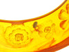 Vintage Chanel bracelet CC logo camellia orange