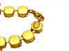 Vintage Chanel bracelet CC logo rhinestone