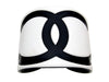 Vintage Chanel bracelet CC logo black white
