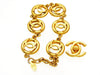 Vintage Chanel bracelet CC logo round