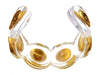 Vintage Chanel bracelet CC logo charms clear