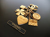 Authentic Vintage Chanel pin brooch gold CC swing icon charm
