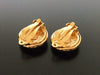 Authentic vintage Chanel earrings gold CC round small