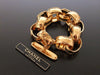 Authentic Vintage Chanel bracelet bangle cuff gold CC