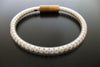 Authentic Vintage Chanel bracelet cuff bangle pearl tube