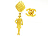 Vintage Chanel COCO earrings dangling doll Authentic
