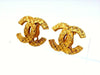 Vintage Chanel CC logo earrings