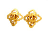 Vintage Chanel earrings CC logo cross