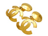 Vintage Chanel dangle earrings CC logo