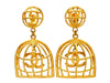 Vintage Chanel birdcage earrings