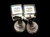 Vintage Chanel earrings No.5 cube dangle